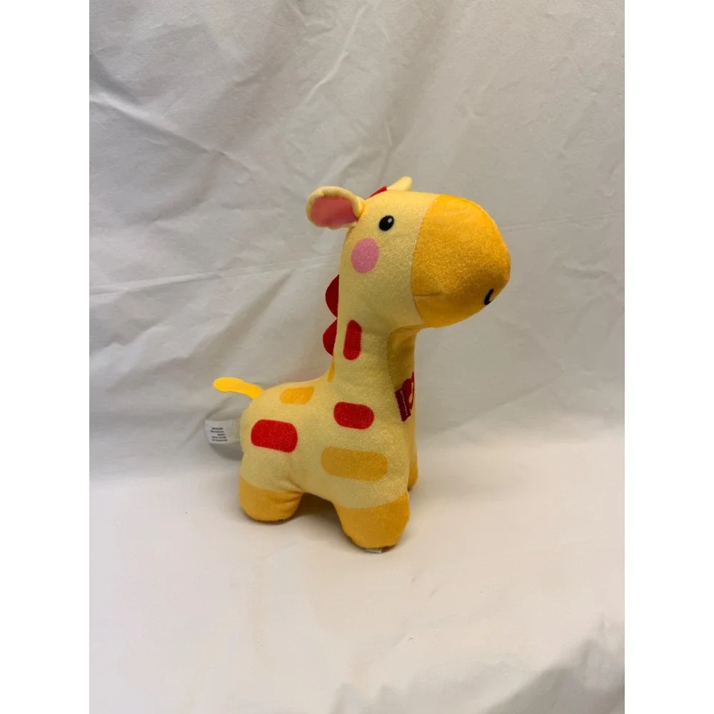 Fisher-Price Soothe & Glow Giraffe Plush Musical Toy Yellow 9 Inch WORKS